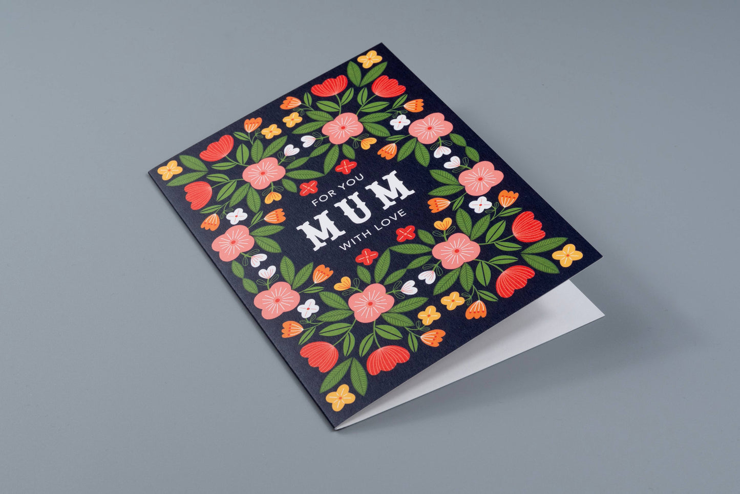 For You Mum With Love greetings card