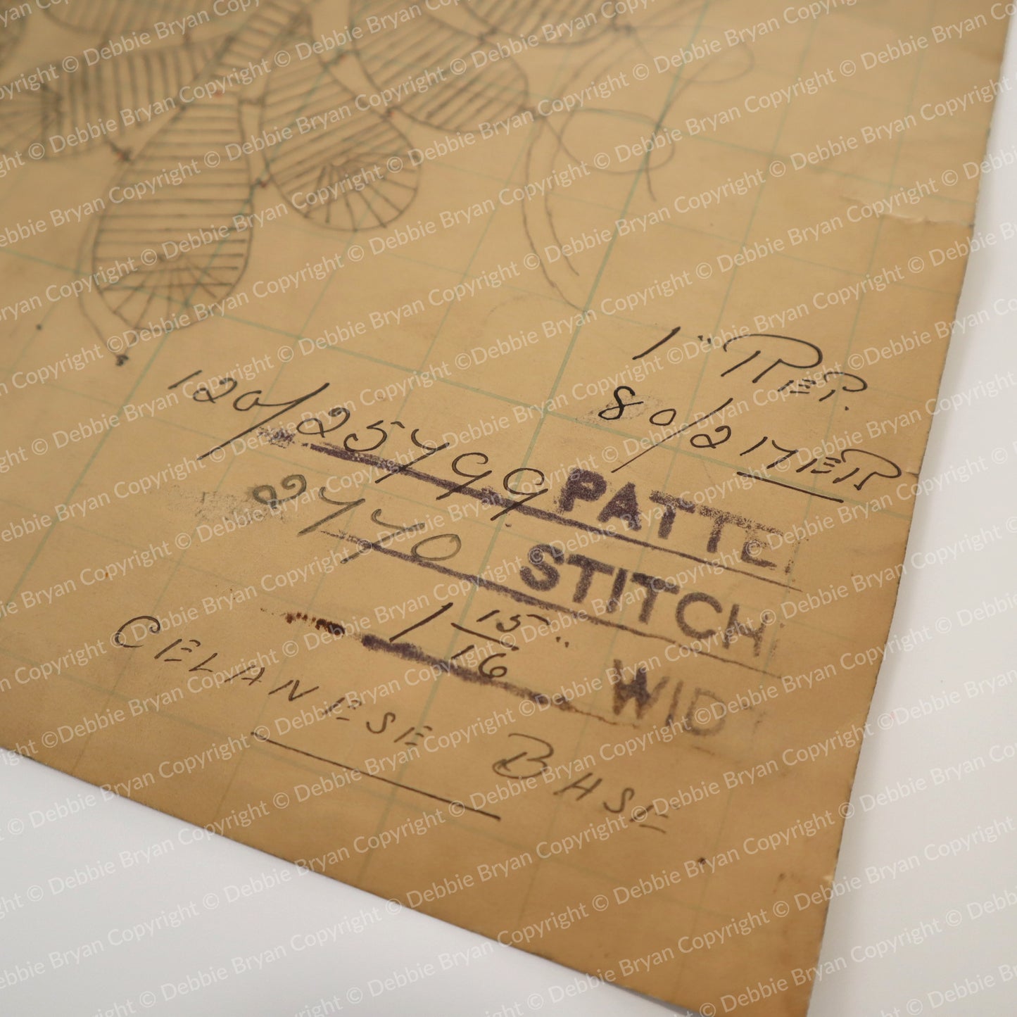 Nottingham Lace Draughtsman Drawing 120/25799