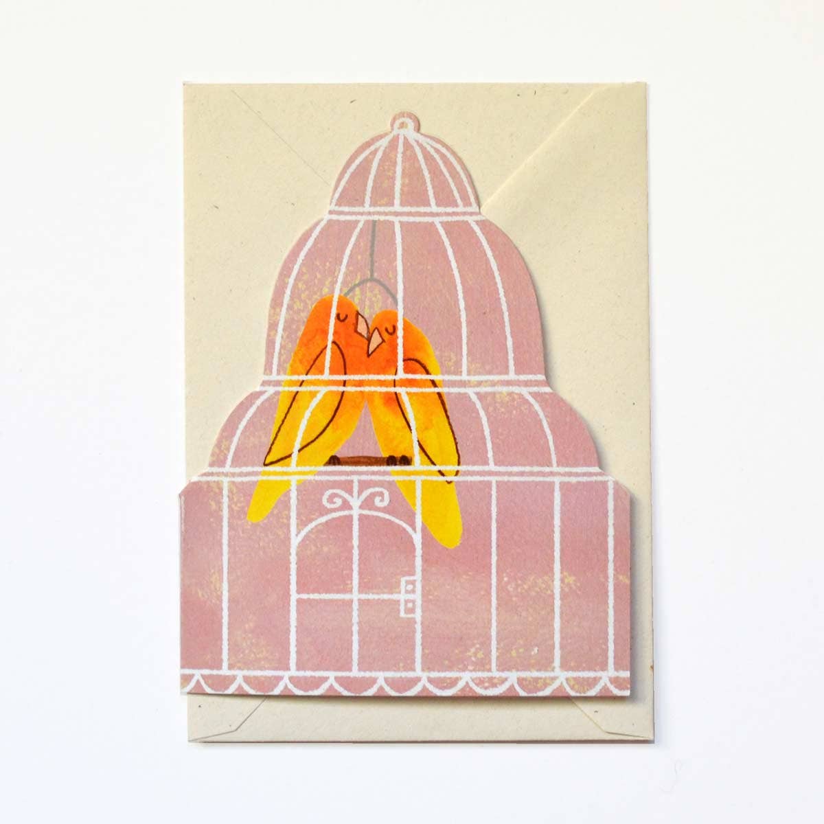 Lovebirds card