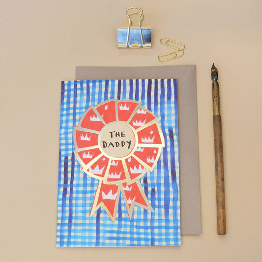 Poet and Painter| 'The Daddy' Rosette Greetings Card