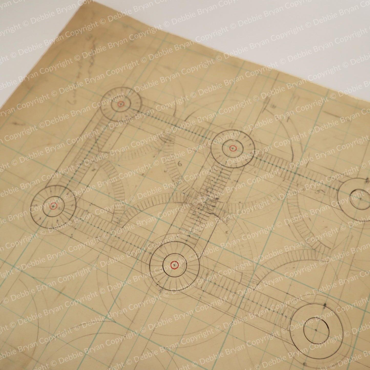 Nottingham Lace Draughtsman Drawing 24/27505