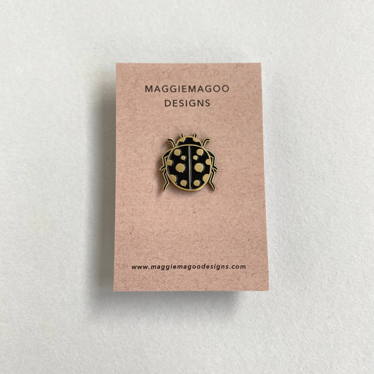 Maggiemagoo Designs Pin Badge: Ladybird