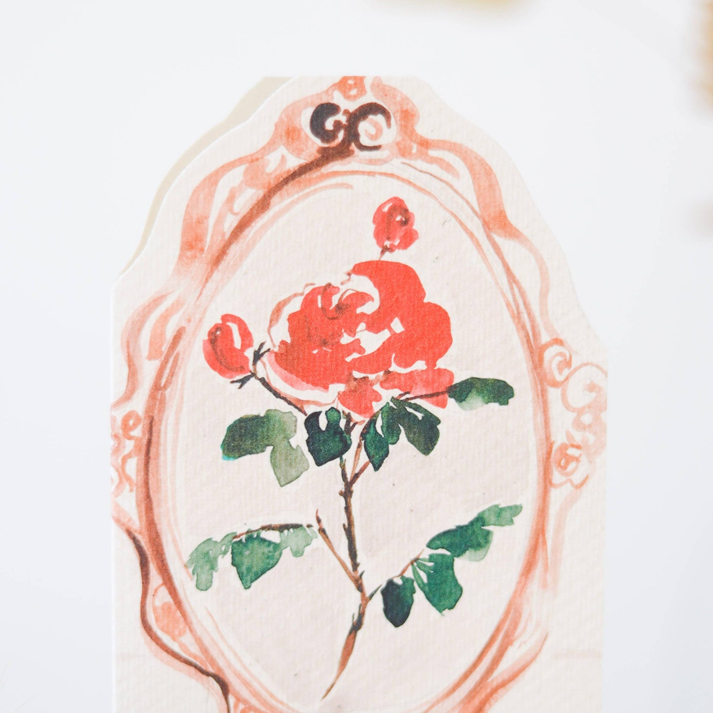 Enchanted Rose Hand-Cut Valentines Card by Sophie Amelia Creates