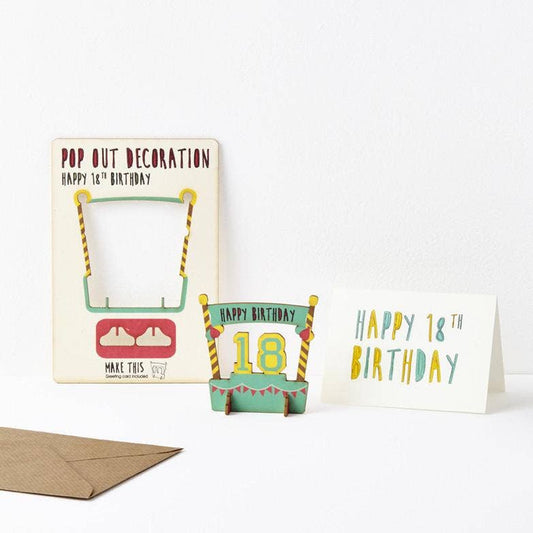 The Pop-out Card Company - 18th Birthday Card