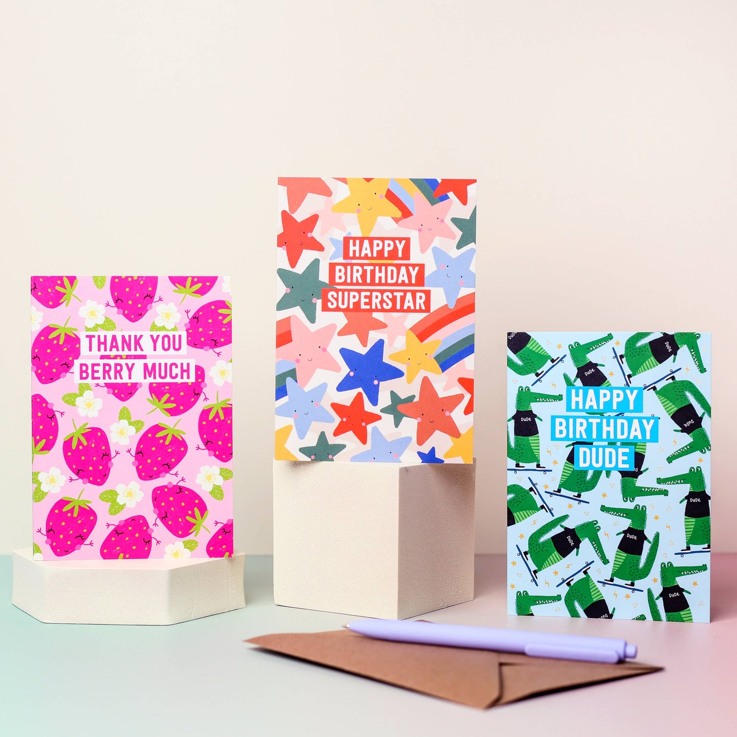 Mifkins Superstar Birthday Card