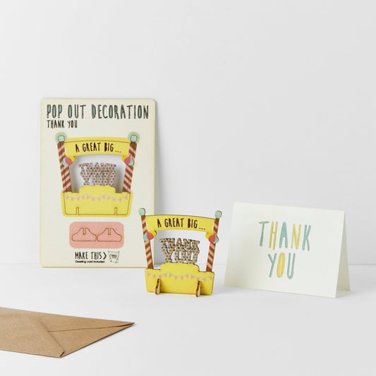 The Pop-out Card Company - Thank You Greeting Card