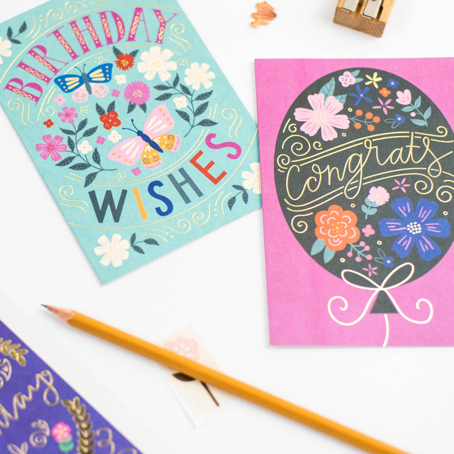 Mifkins Congrats Balloon Card