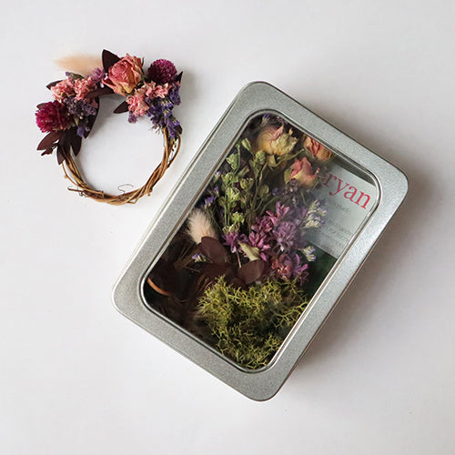 Limited Edition Mini Wreath Making Craft Kit - Lilac Field Bouquet