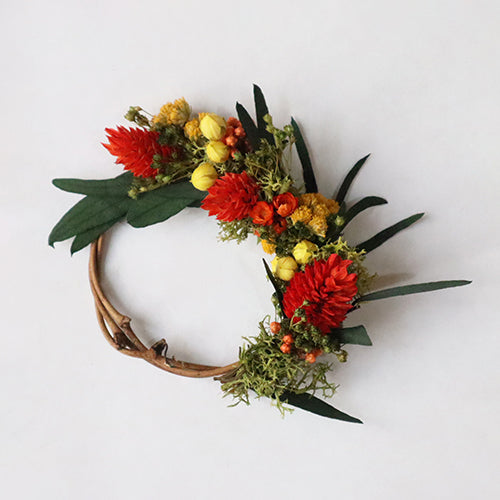 Limited Edition Mini Wreath Making Craft Kit - Orange Blossom Bouquet