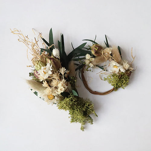 Limited Edition Mini Wreath Making Craft Kit - Moss Meadows Bouquet