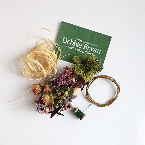 Limited Edition Mini Wreath Making Craft Kit - Lilac Field Bouquet