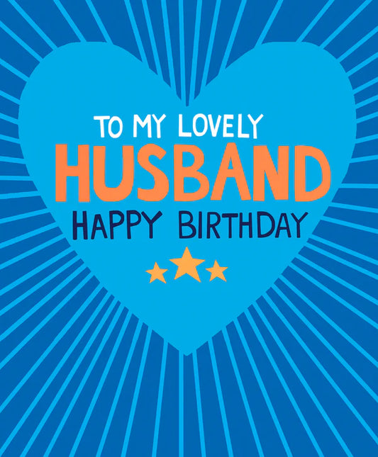 Paper Salad Lovely Husband Happy Birthday Card
