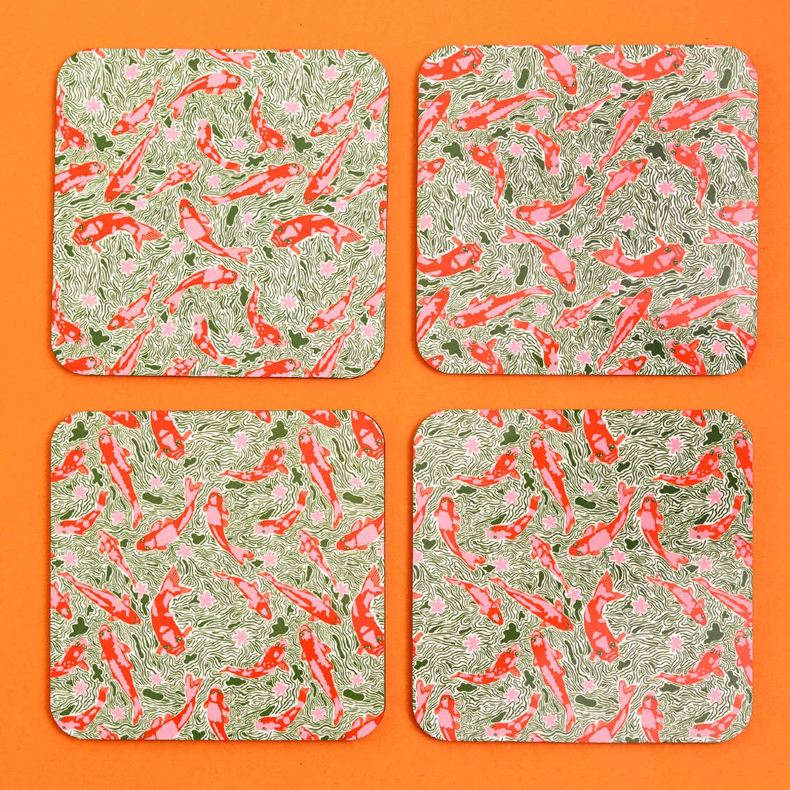 The Neighbourhood Threat Koi Carp Coasters