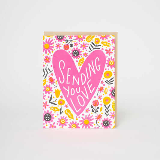 Egg Press Sending Love Card