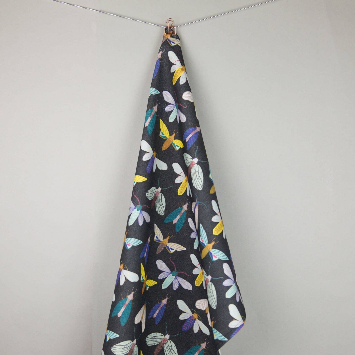 Tea towel - dark moths