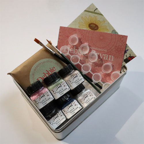 Glass Painting Craft Kit: Coasters - Chalky Paints
