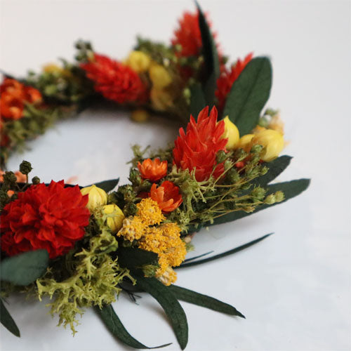 Limited Edition Mini Wreath Making Craft Kit - Orange Blossom Bouquet