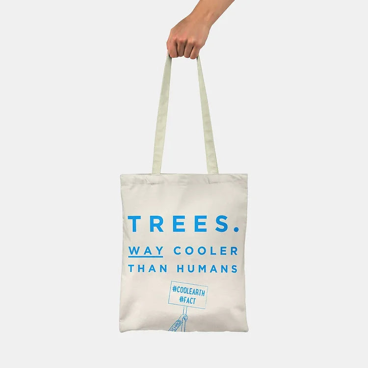 Cool Trees Salvaged Fibre Tote Bag