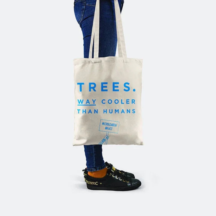 Cool Trees Salvaged Fibre Tote Bag
