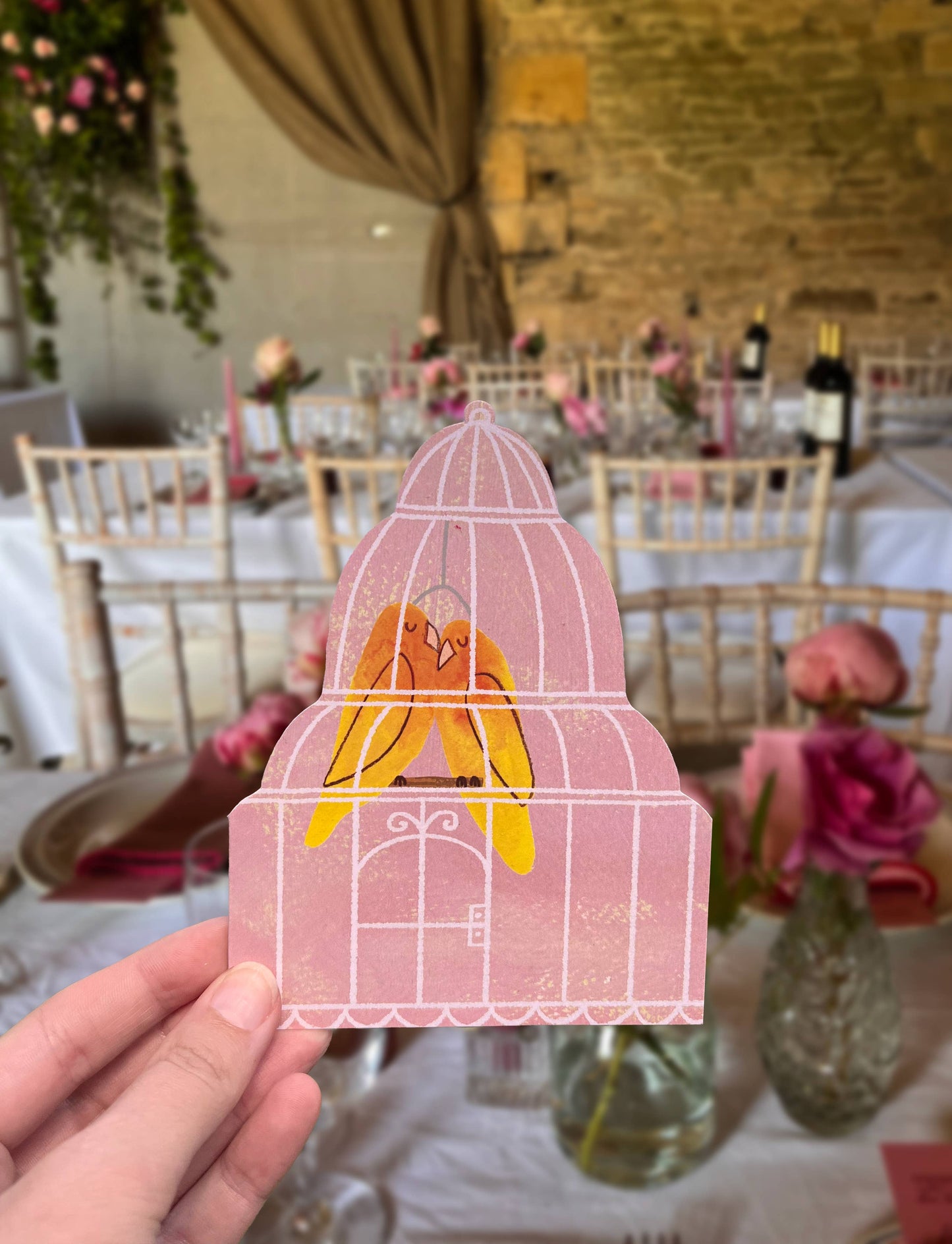 Lovebirds card