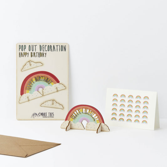 pop out birthday rainbow