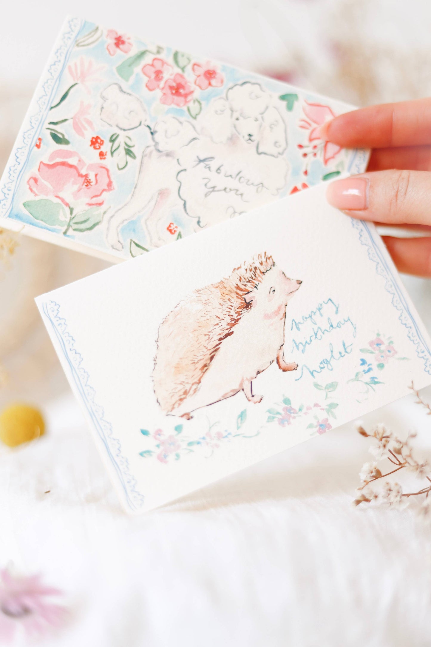 Fabulous you - uplifting poodle card