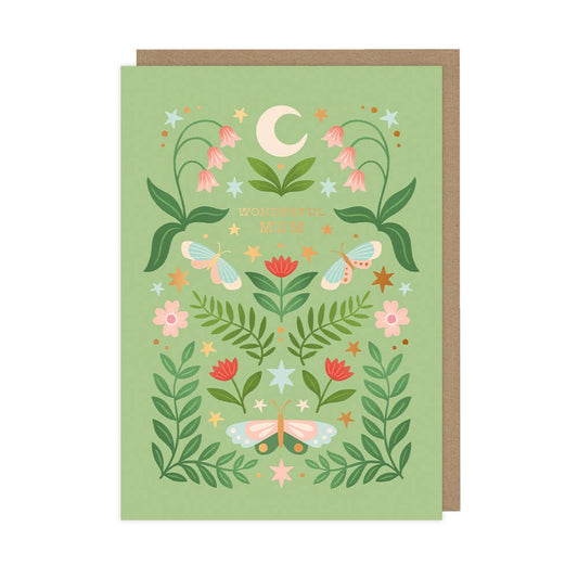 Wonderful Mum Card, Luxury Foiled Card