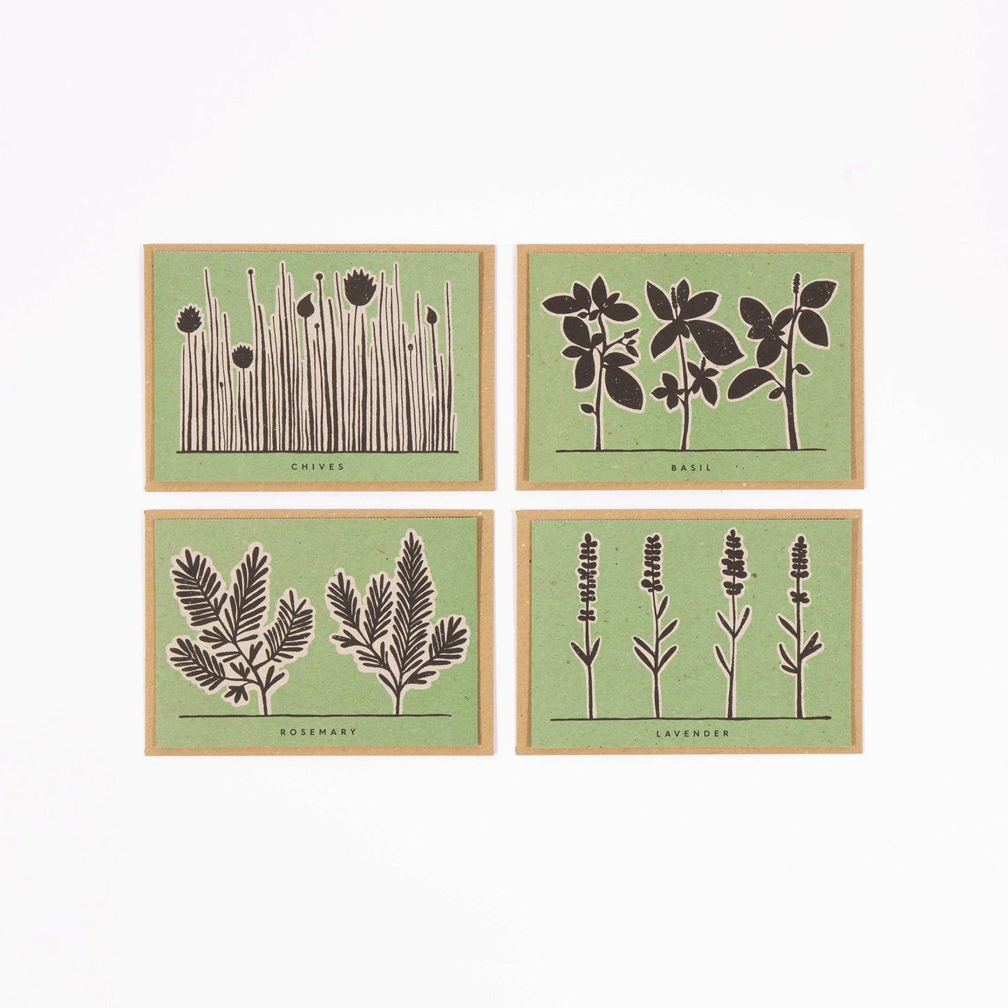 Recipe Notecard Pack (x4) - Herb