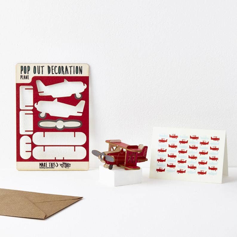 The Pop-out Card Company - Plane Greeting Card