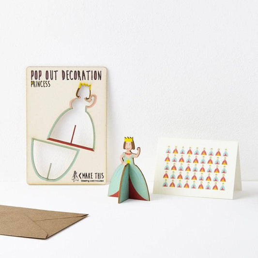 The Pop-out Card Company - Princess Greeting Card