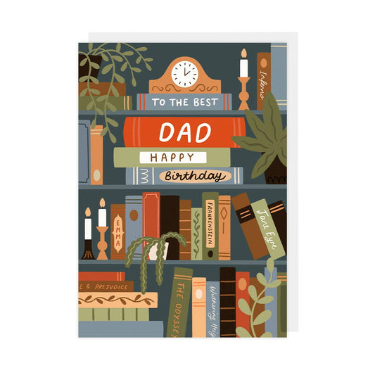 Book Birthday Card for Dad