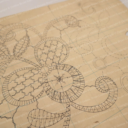 Nottingham Lace Draughtsman Drawing 116/28163