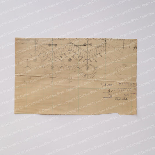 Nottingham Lace Draughtsman Drawing 116/28641
