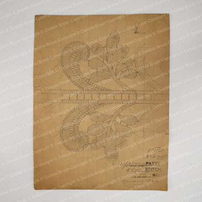 Nottingham Lace Draughtsman Drawing 120/25799