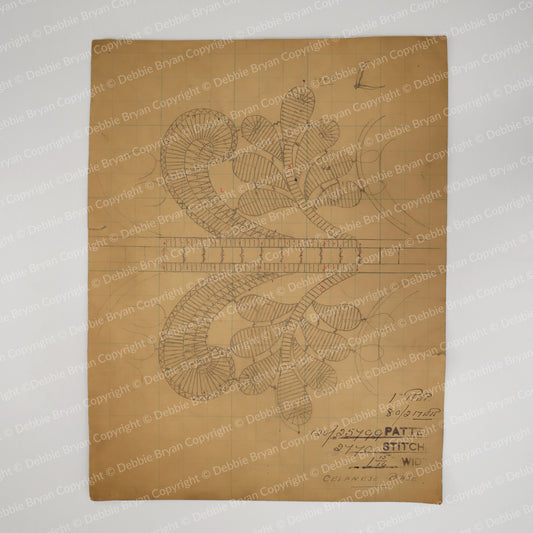 Nottingham Lace Draughtsman Drawing 120/25799
