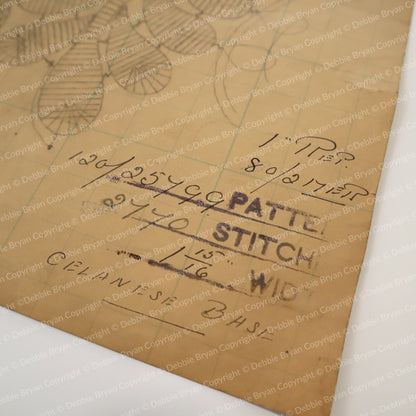 Nottingham Lace Draughtsman Drawing 120/25799