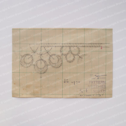 Nottingham Lace Draughtsman Drawing 120/29721