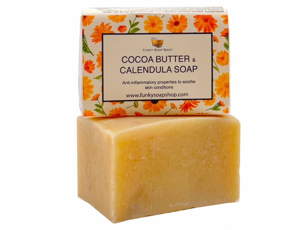 Funky Soap Shop  Cocoa Butter and Calendula Soap