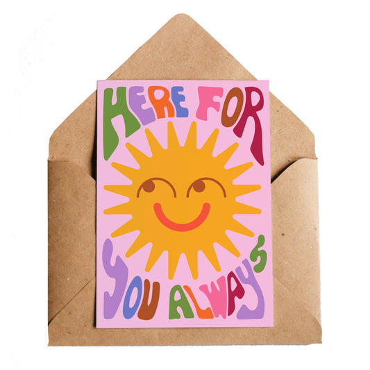 Lottie Hall | Here For You Always Greeting Card