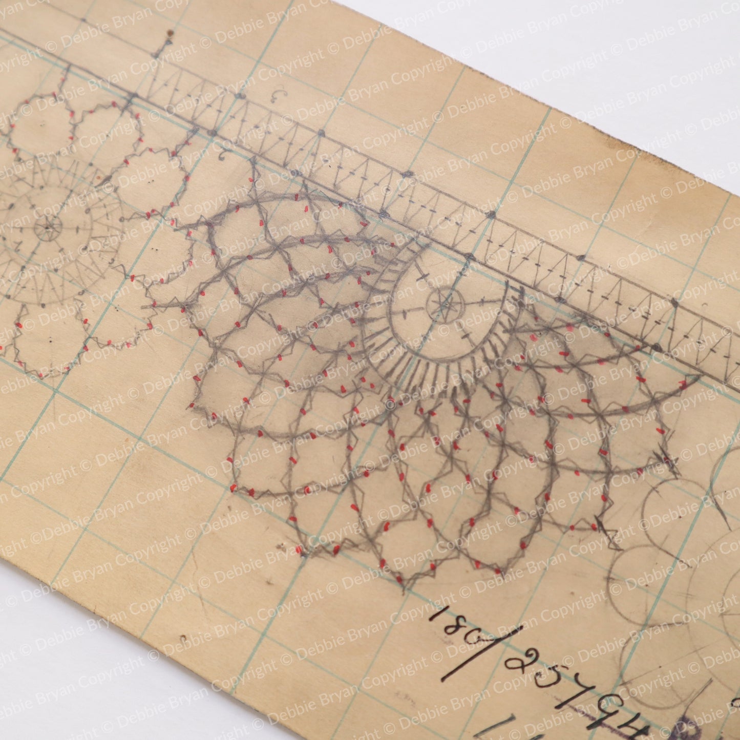 Nottingham Lace Draughtsman Drawing 180/25794