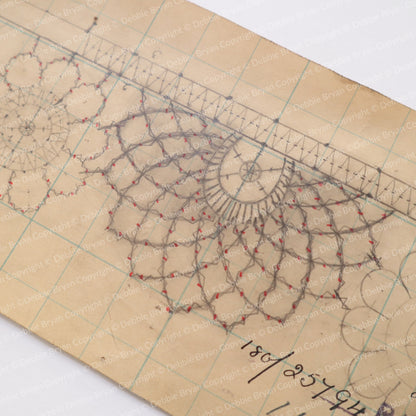 Nottingham Lace Draughtsman Drawing 180/25794