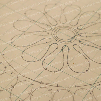 Nottingham Lace Draughtsman Drawing 18/28443