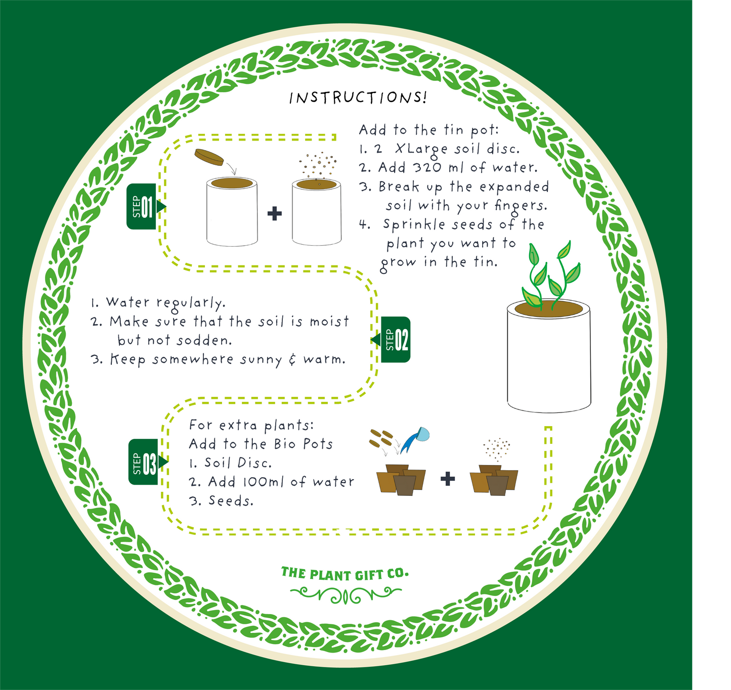 The Plant Gift Co. Frida's Flowers | Grow Your Own Plant Gardening Kit