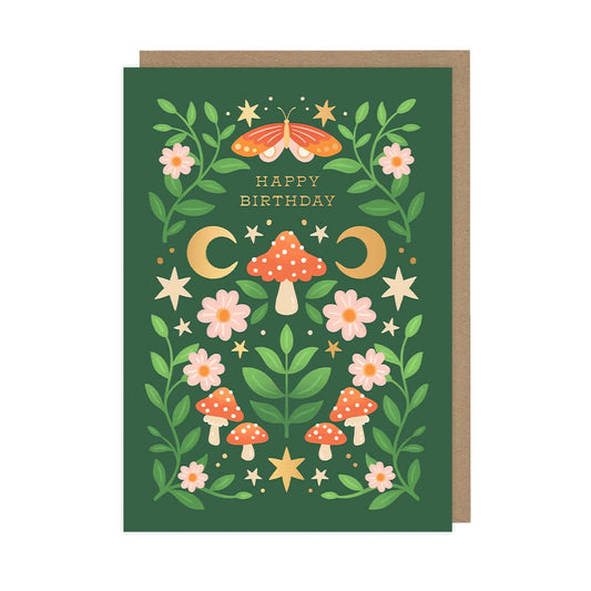 Magical Forest Birthday Card