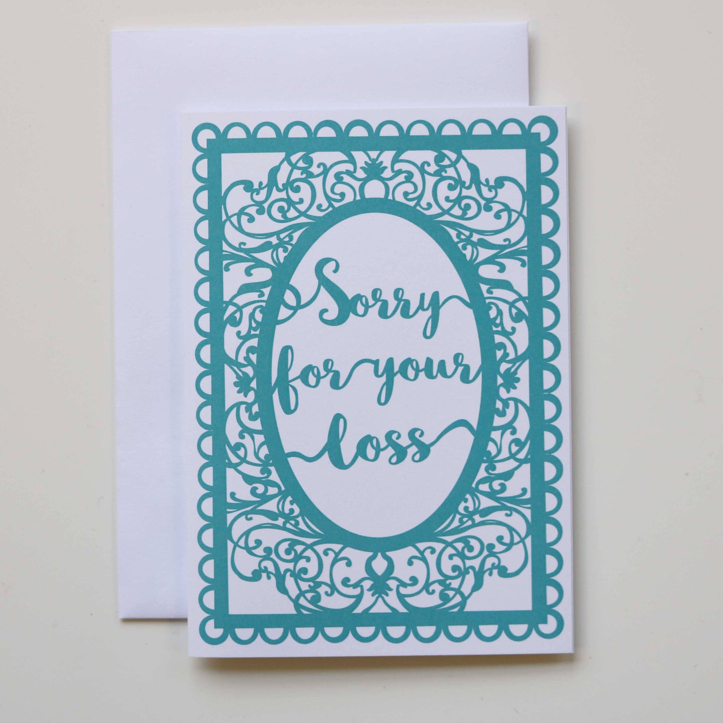 Pogo Fandango |Sorry For Your Loss Sympathy Printed Card A6