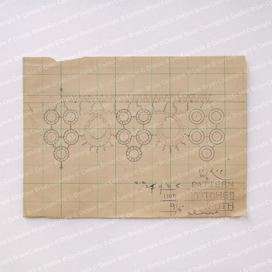 Nottingham Lace Draughtsman Drawing 212/25905