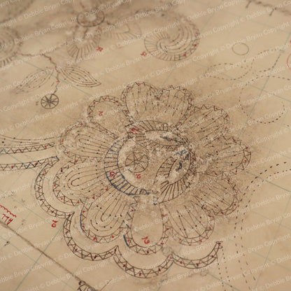 Nottingham Lace Draughtsman Drawing 212/27086