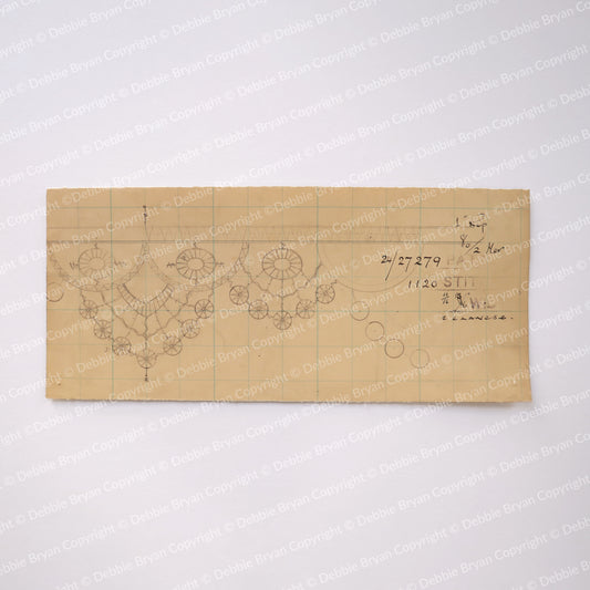 Nottingham Lace Draughtsman Drawing 24/27279