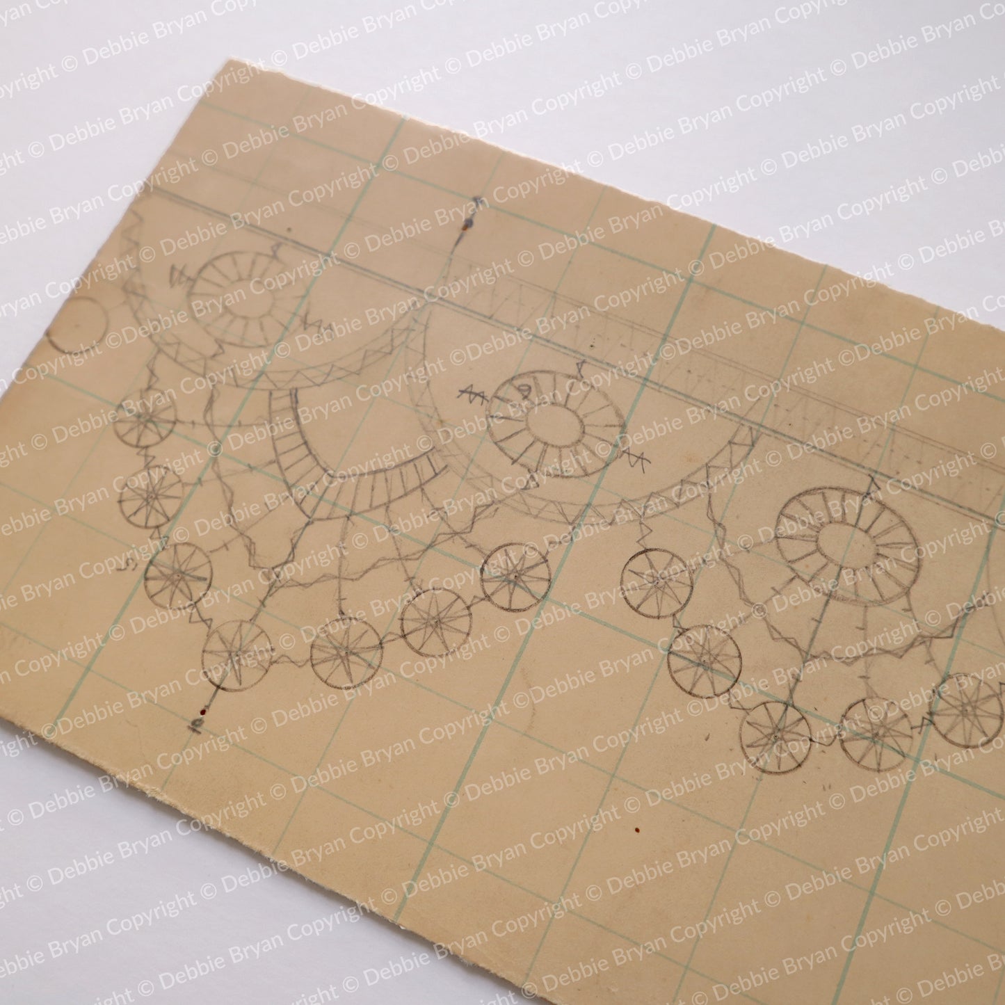 Nottingham Lace Draughtsman Drawing 24/27279