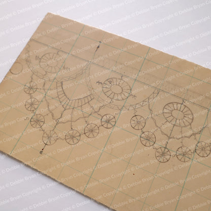 Nottingham Lace Draughtsman Drawing 24/27279